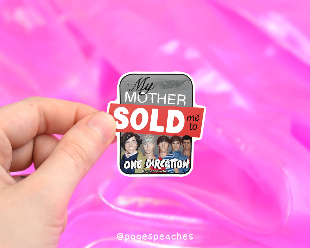 Large Sold To 1D Sticker