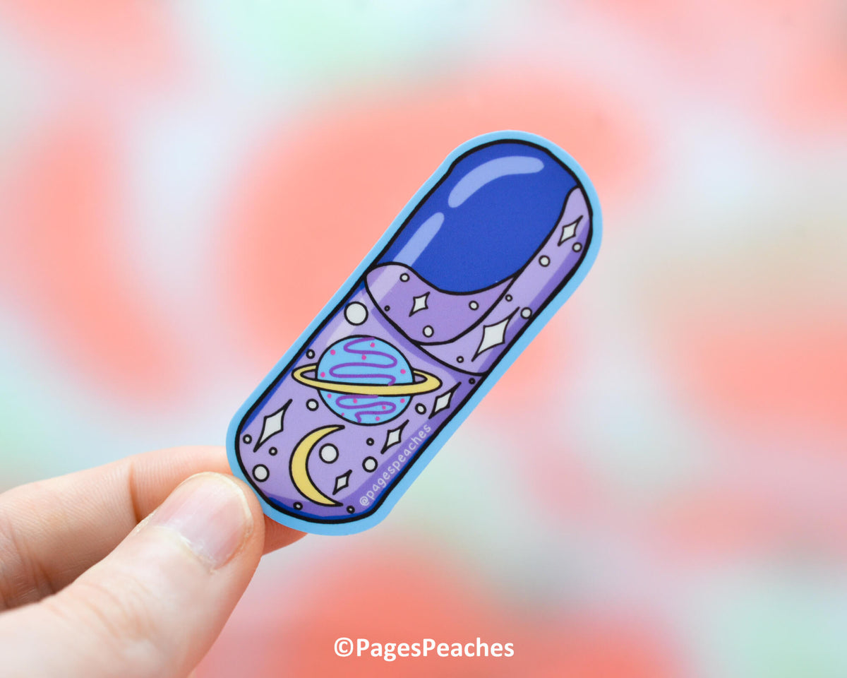 Large Space Pill Sticker