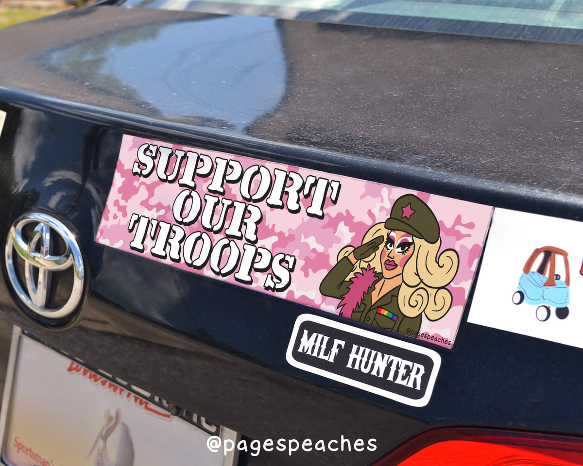 Support Our Troops Bumper Sticker