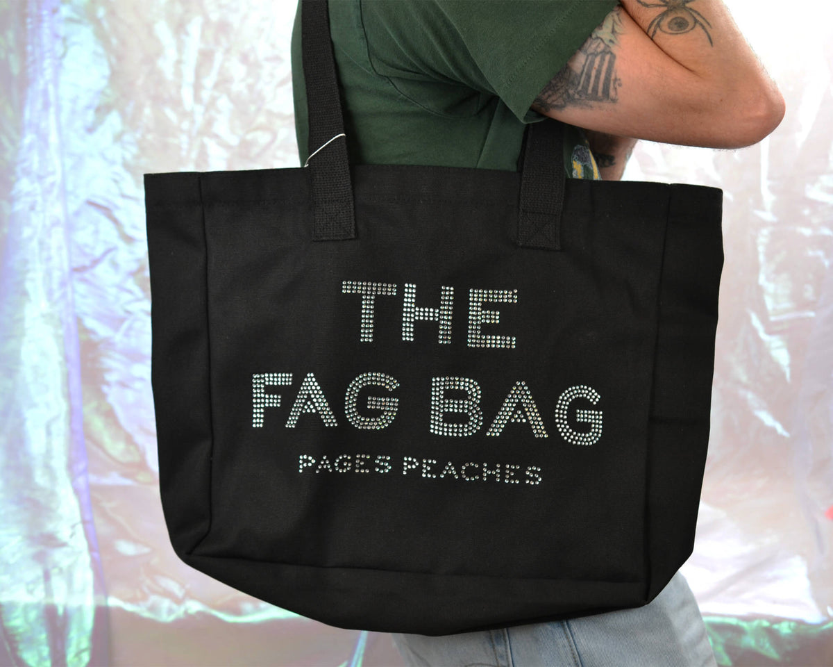LIMITED EDITION Bedazzled The Fag Bag Tote Bag