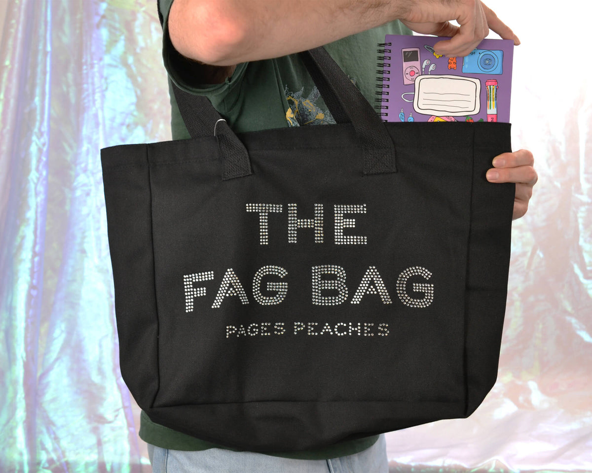 LIMITED EDITION Bedazzled The Fag Bag Tote Bag