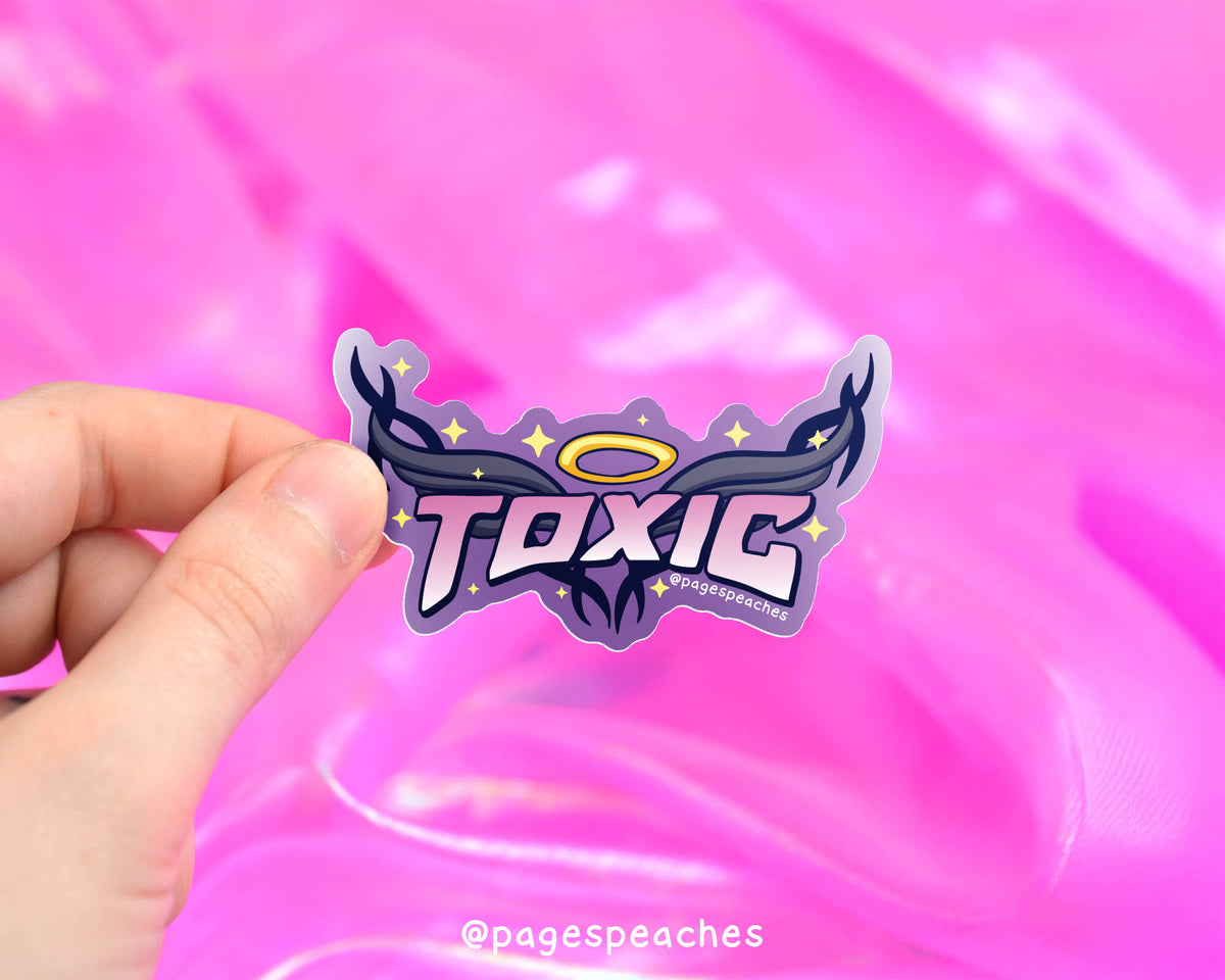 Large Toxic Sticker
