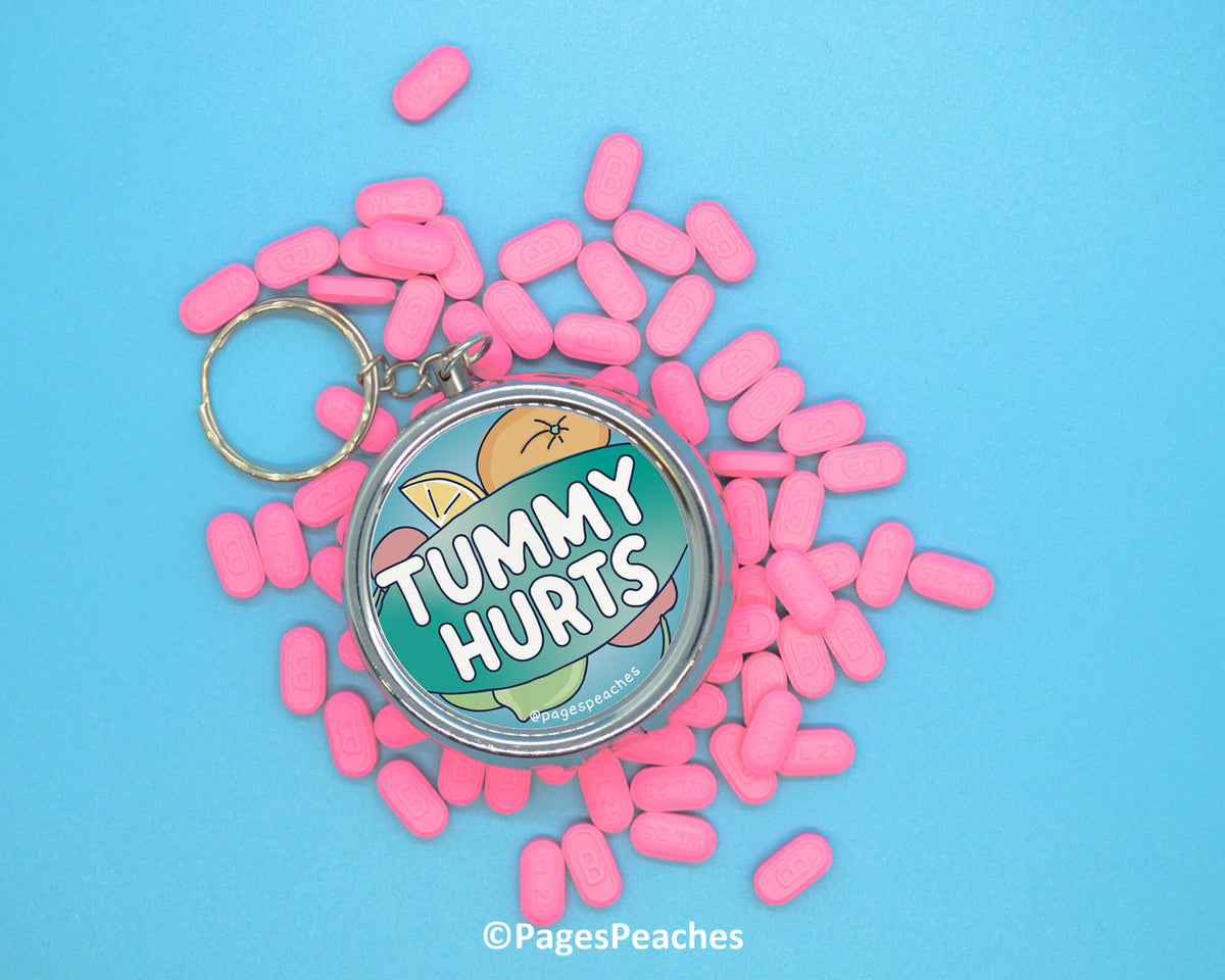 PREORDER APRIL/MAY Tummy Hurts Pill Case