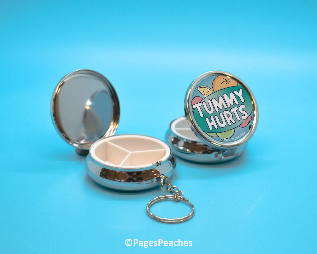 PREORDER APRIL/MAY Tummy Hurts Pill Case