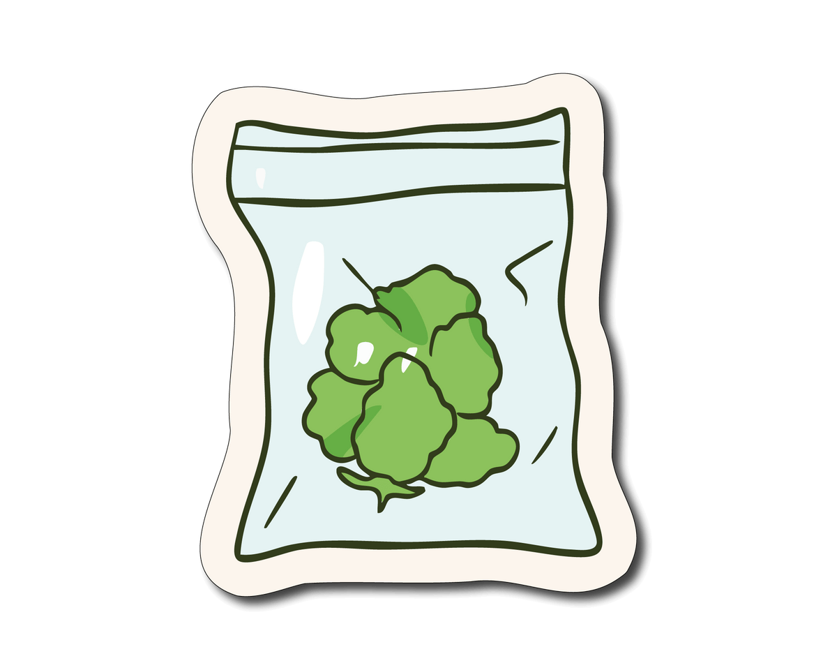Mini Weed Bag Sticker