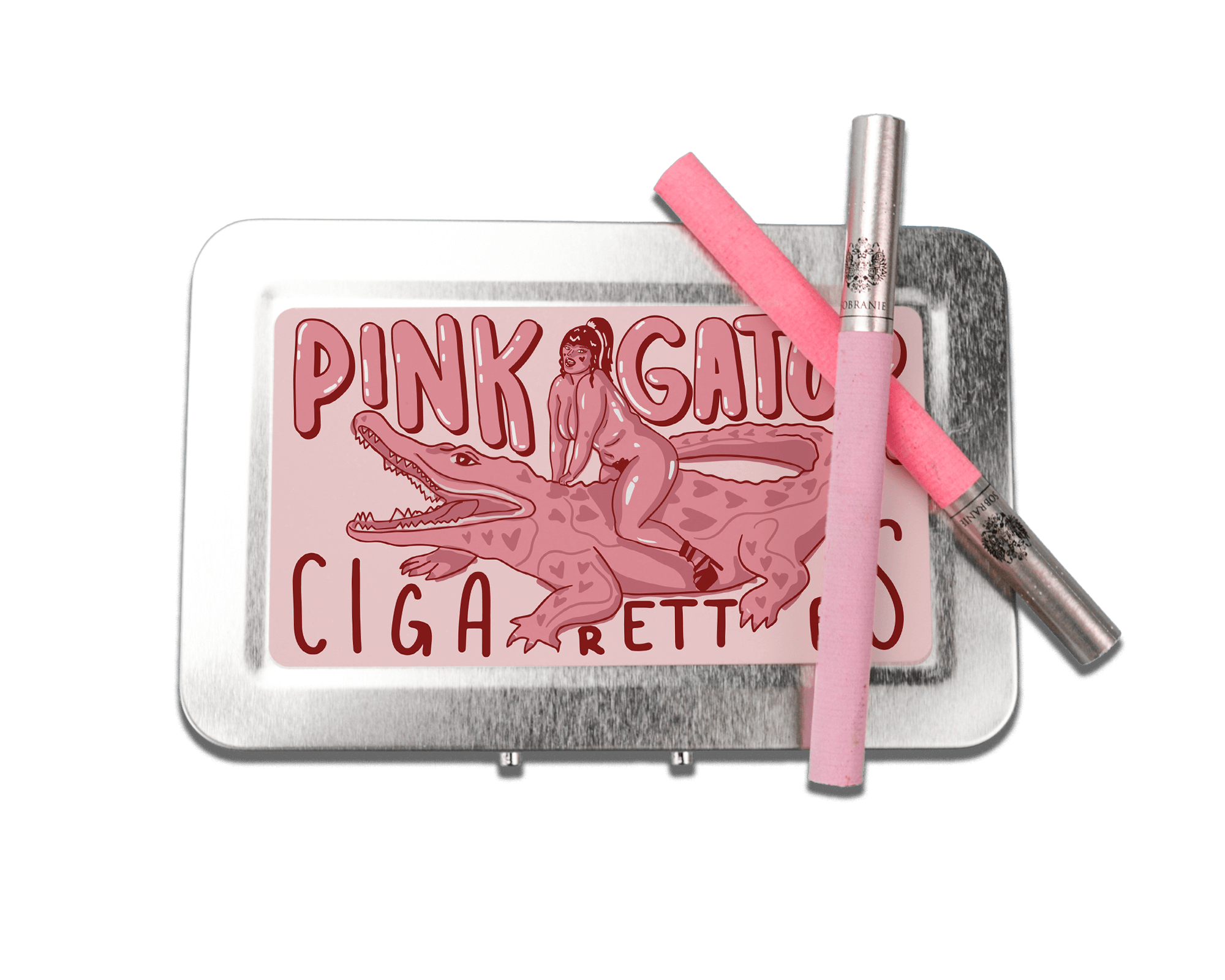 gator cigarettes Pink Gator Cigarette Case gator cigarettes Pink Gator Cigarette Case
