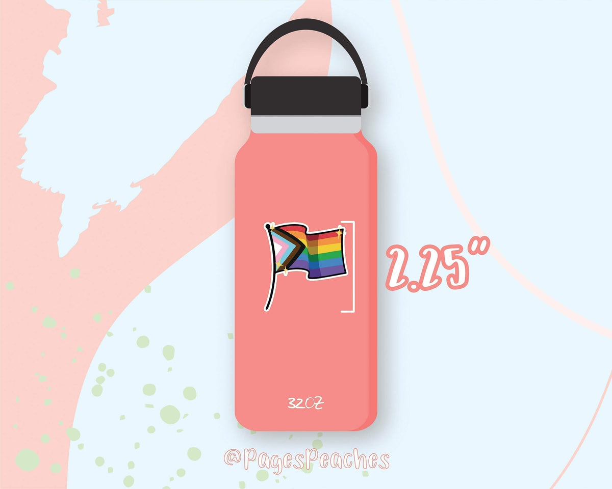 Large Rainbow Pride Flag Sticker