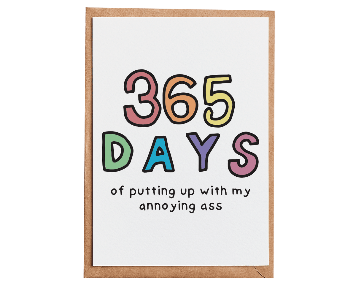 Wholesale 365 Days Card MOQ 6