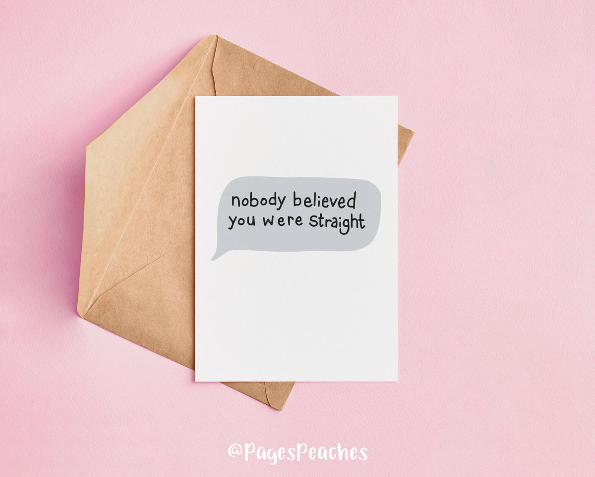 Believable Gay Card