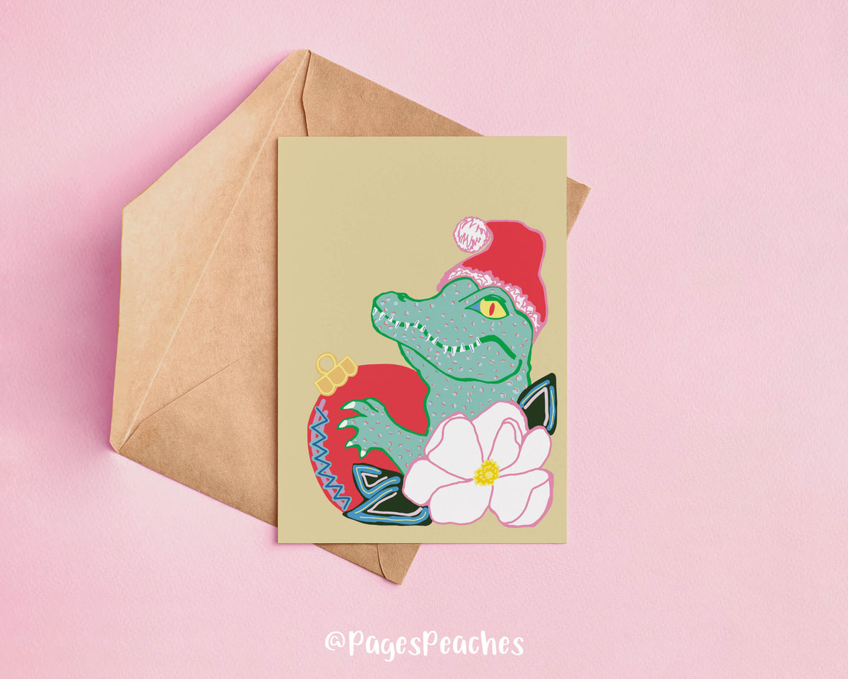 Holiday Gator Card