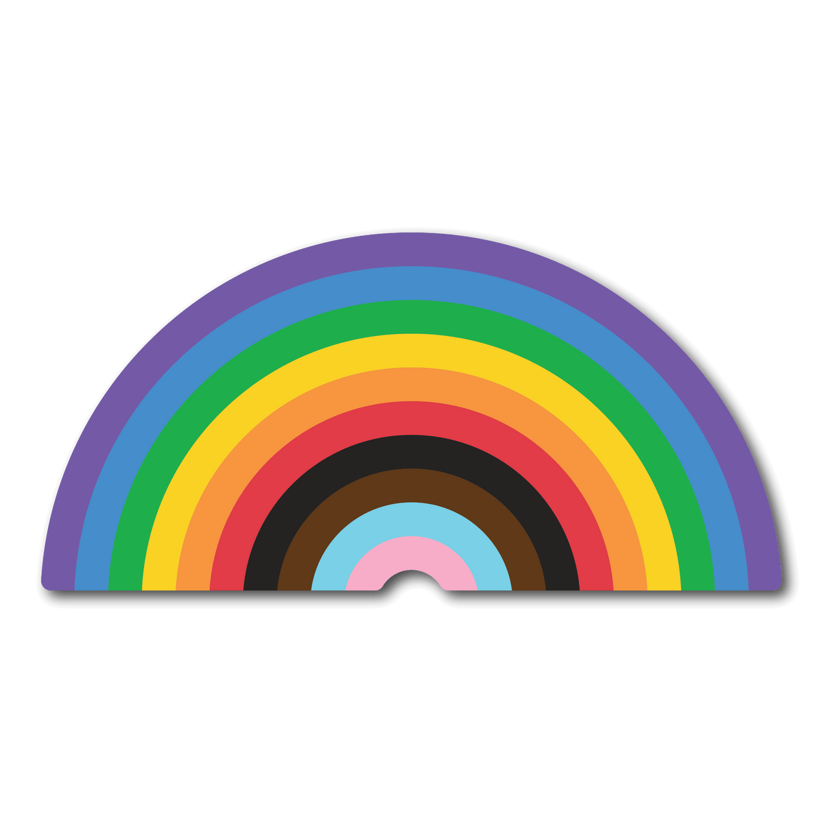 Mini LGBTQIA Rainbow Sticker