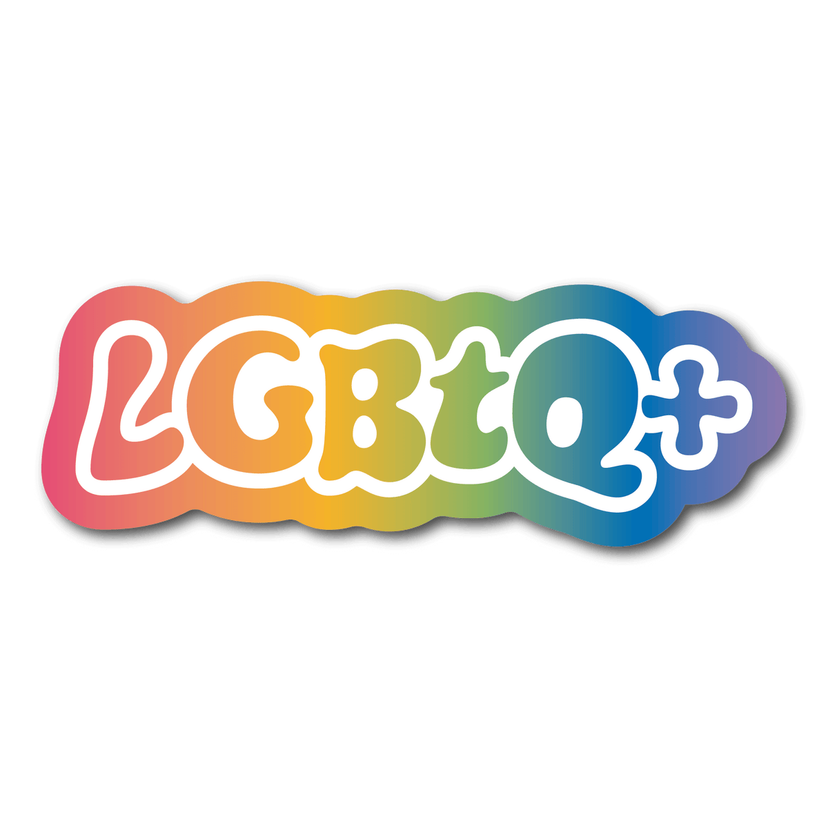 Mini LGBTQ+ Rainbow Sticker