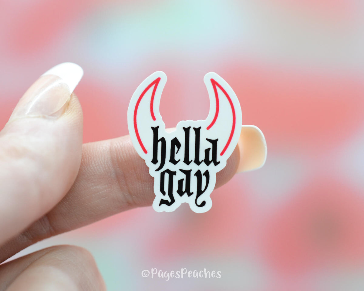 Mini Hella Gay Sticker