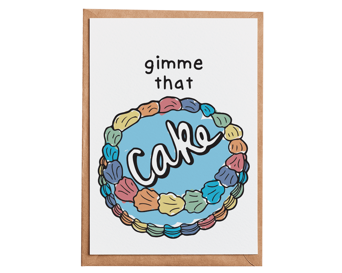 Wholesale Gimme That Cake Card MOQ 6