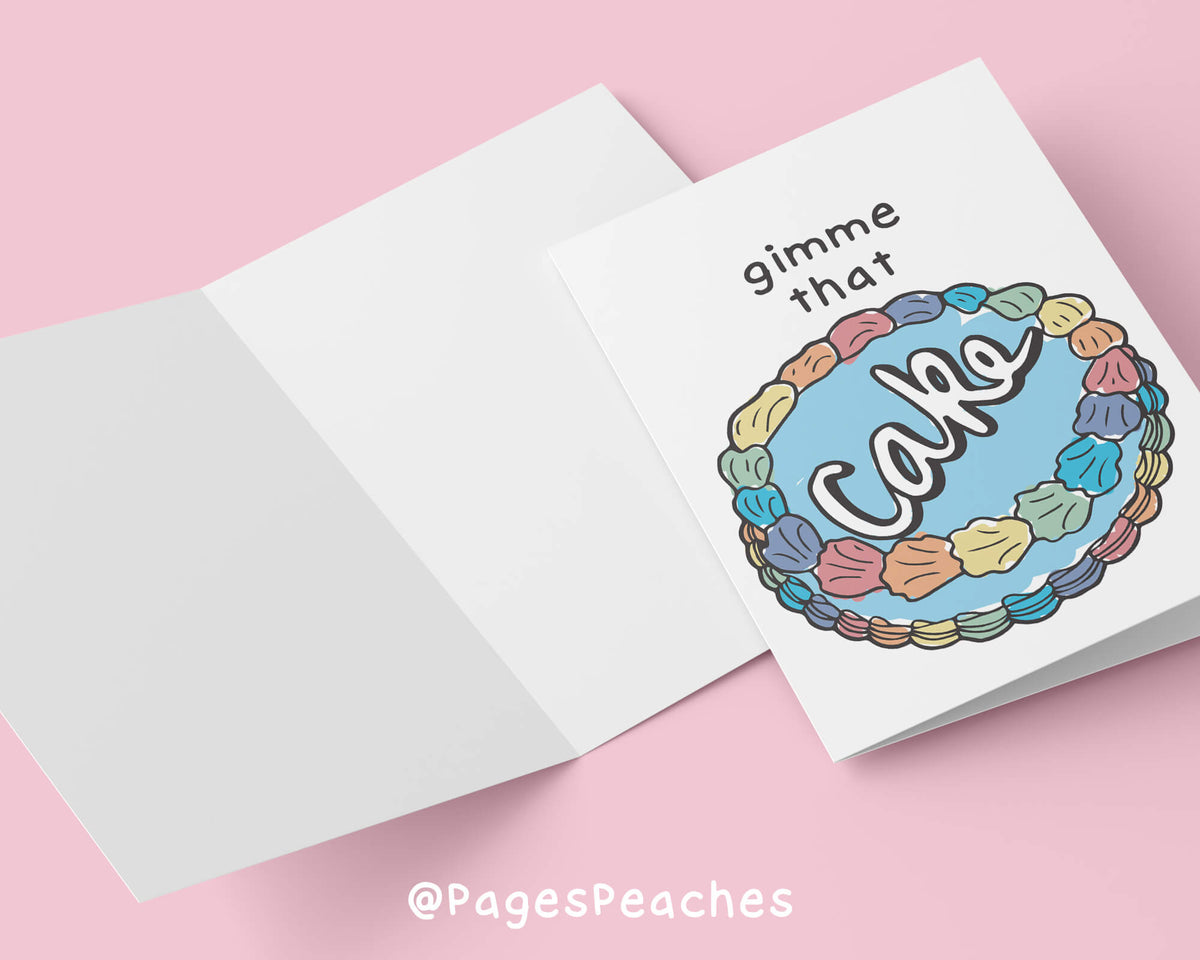 Wholesale Gimme That Cake Card MOQ 6