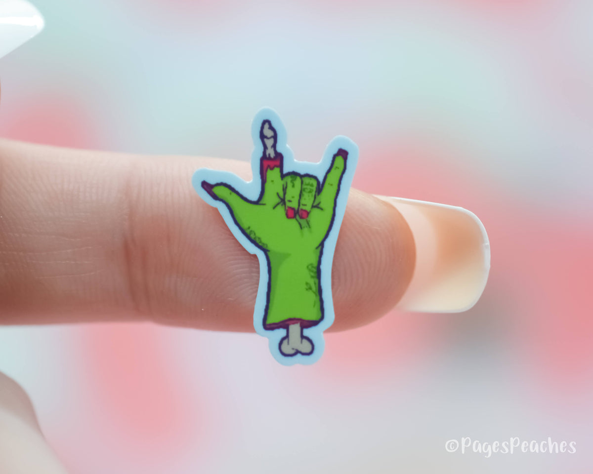 Mini ILY Zombie Sticker