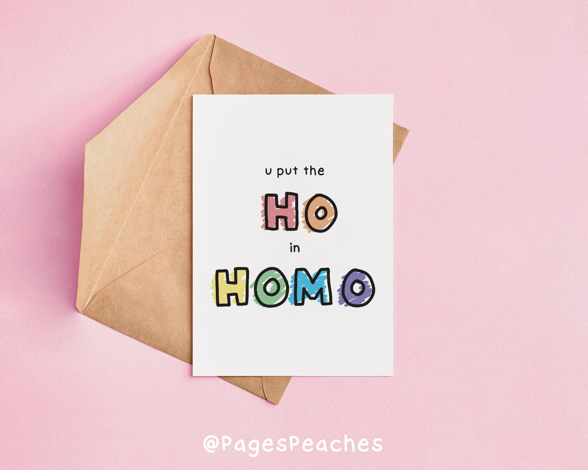 Wholesale Ho in Homo Card MOQ 6