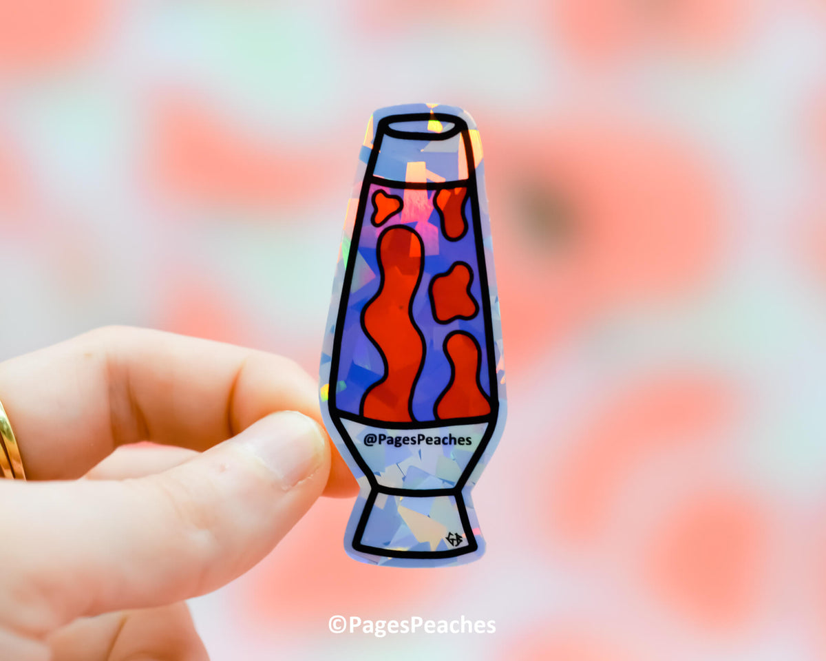 Large Holo Lava Lamp Sticker
