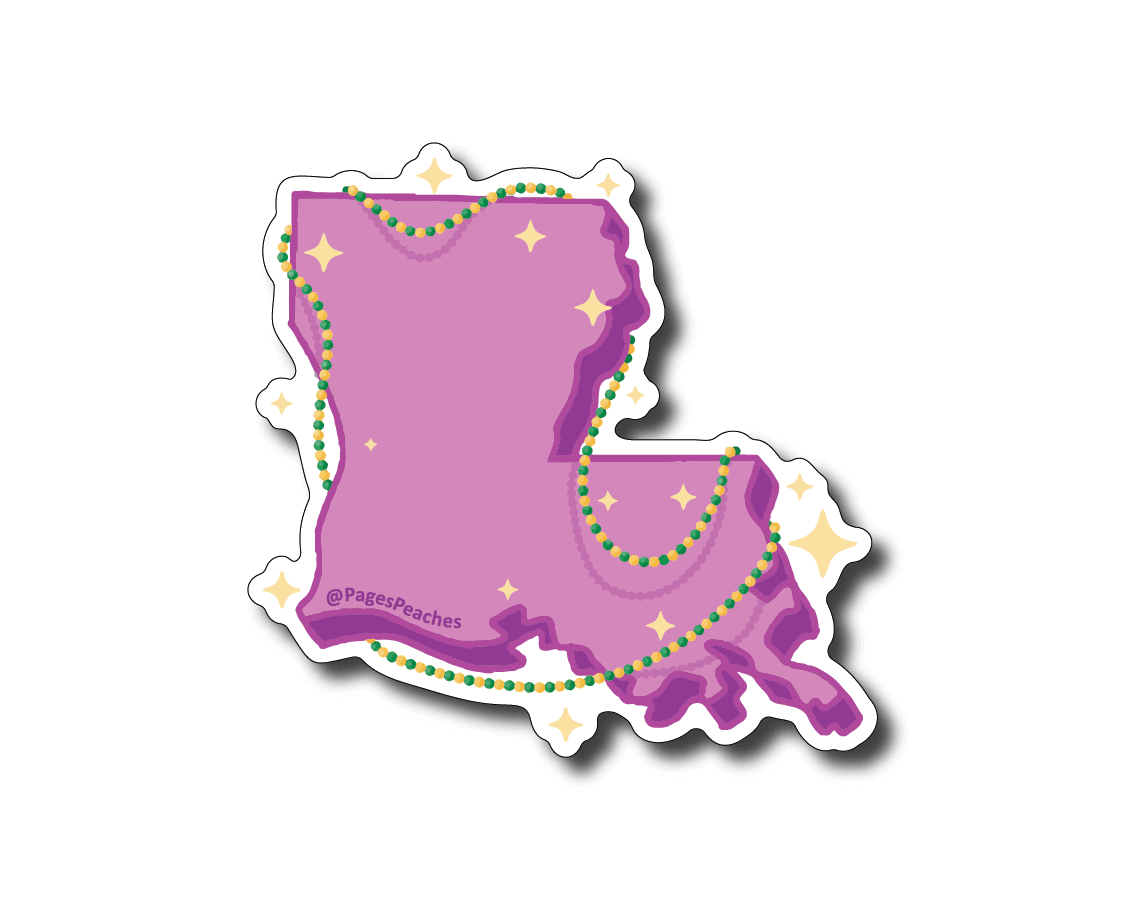 Large Louisiana Sticker