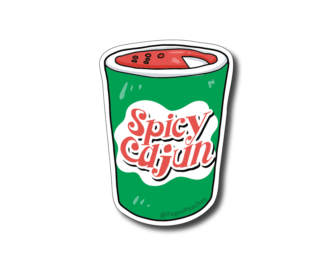 Large Spicy Cajun Sticker
