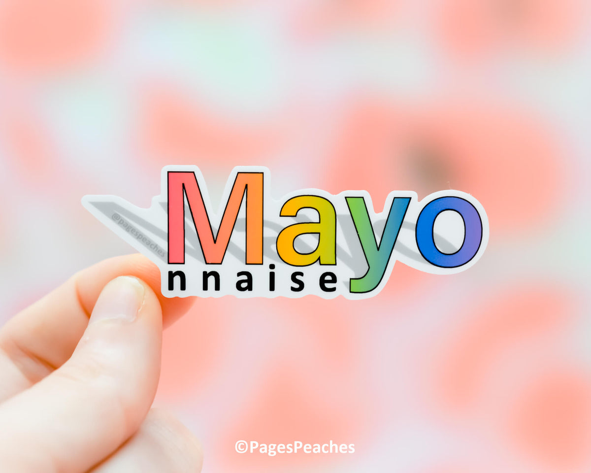 Large Mayonnaise Sticker