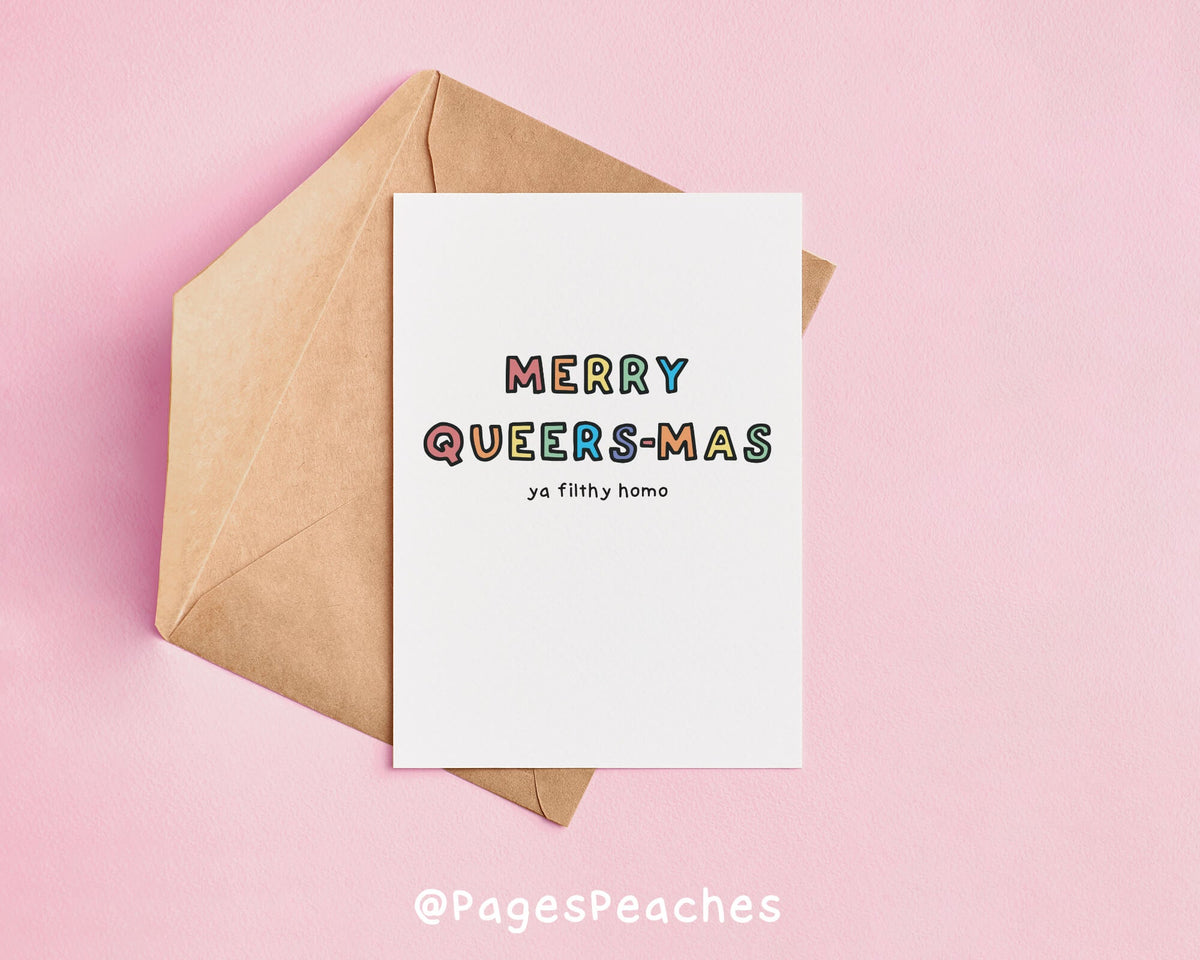 Wholesale Merry Queersmas Card MOQ 6