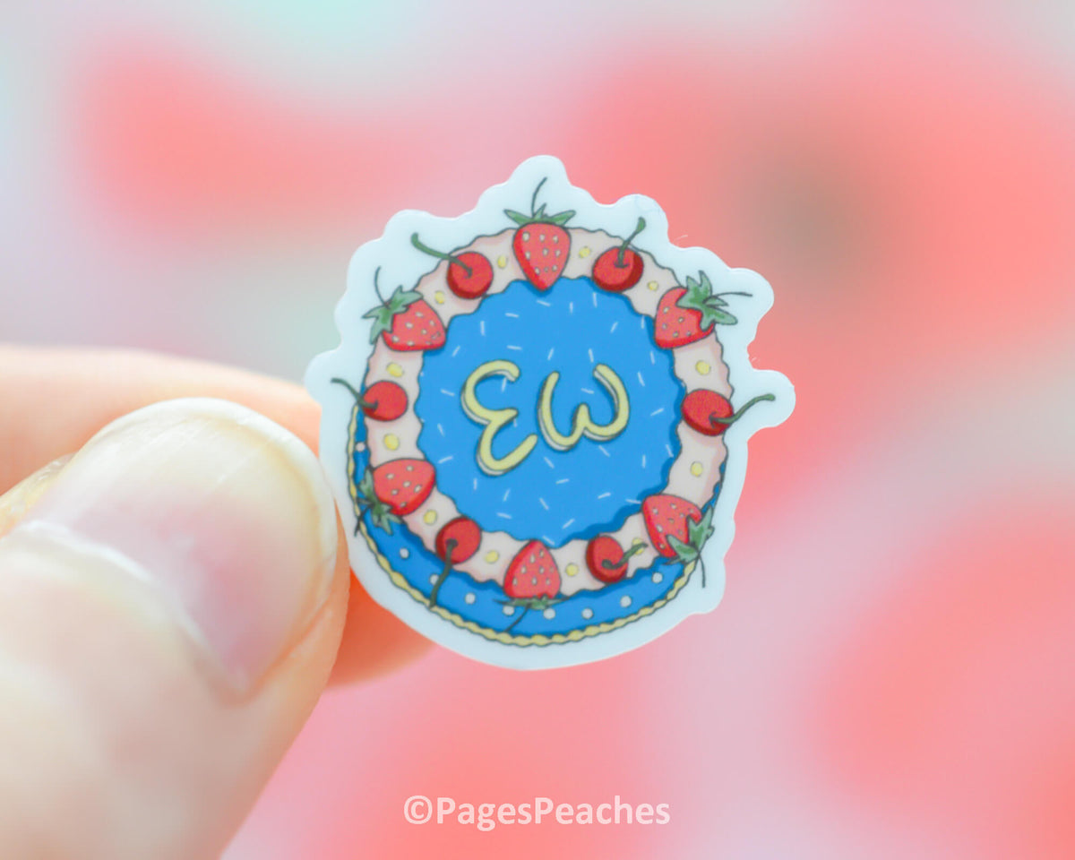 Mini Ew Cake Sticker