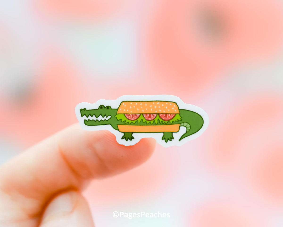 Mini Gator Poboy Sticker