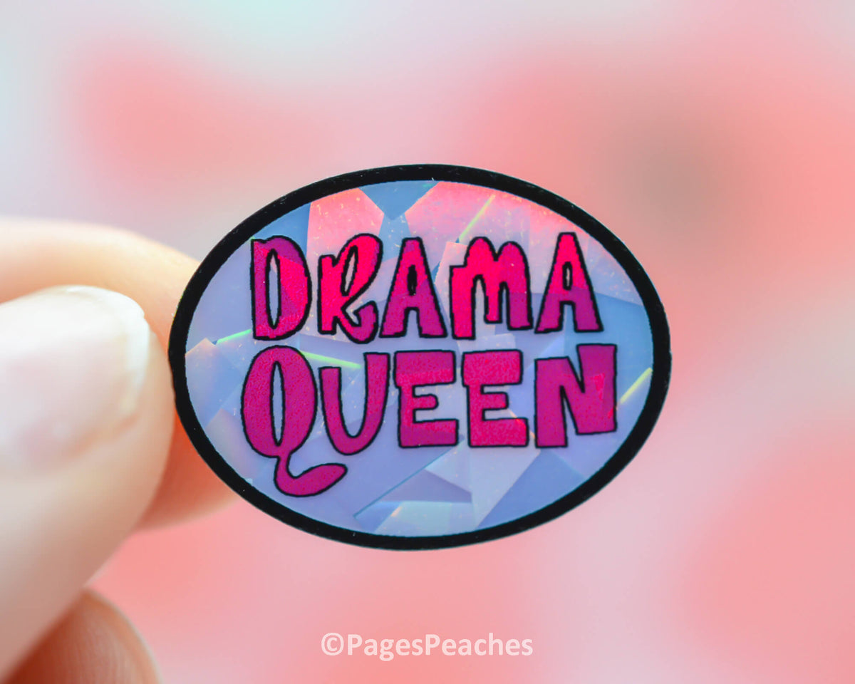 Mini Drama Queen Sticker