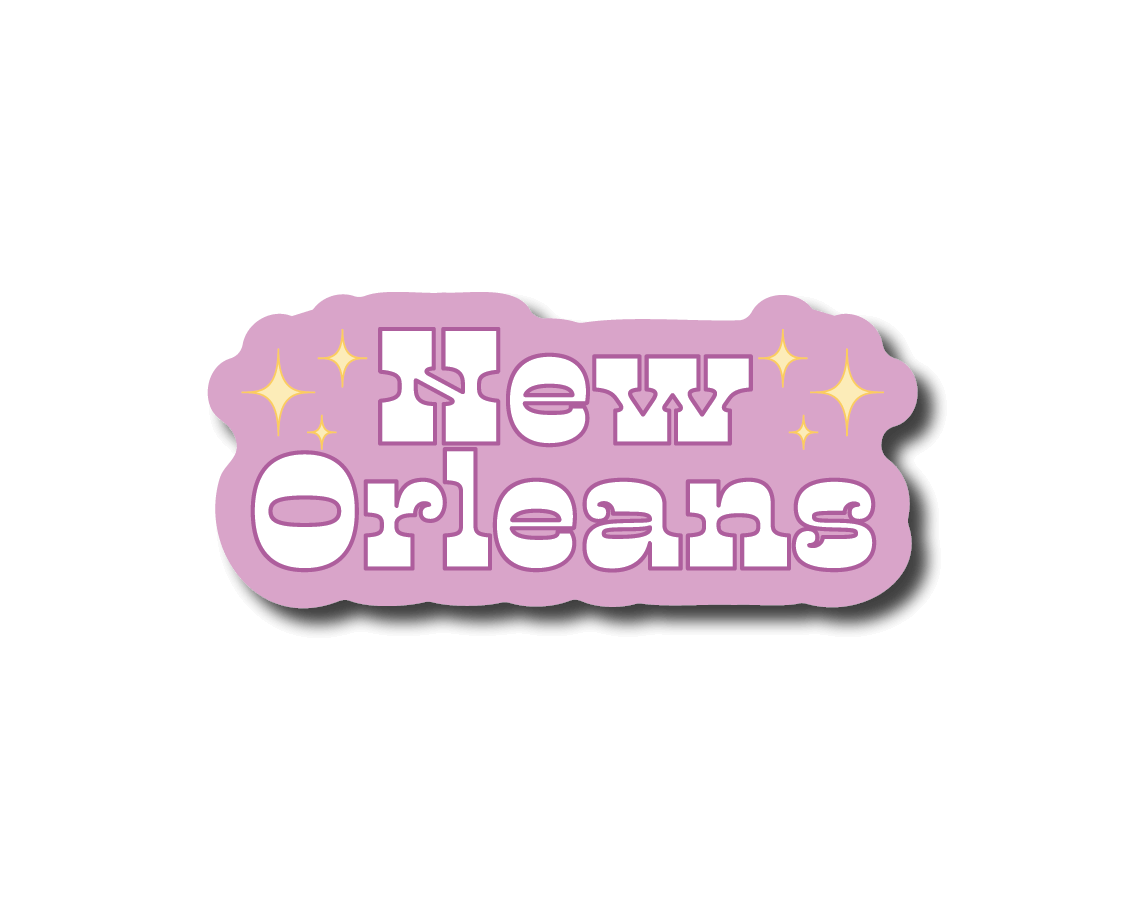 Mini New Orleans Sticker