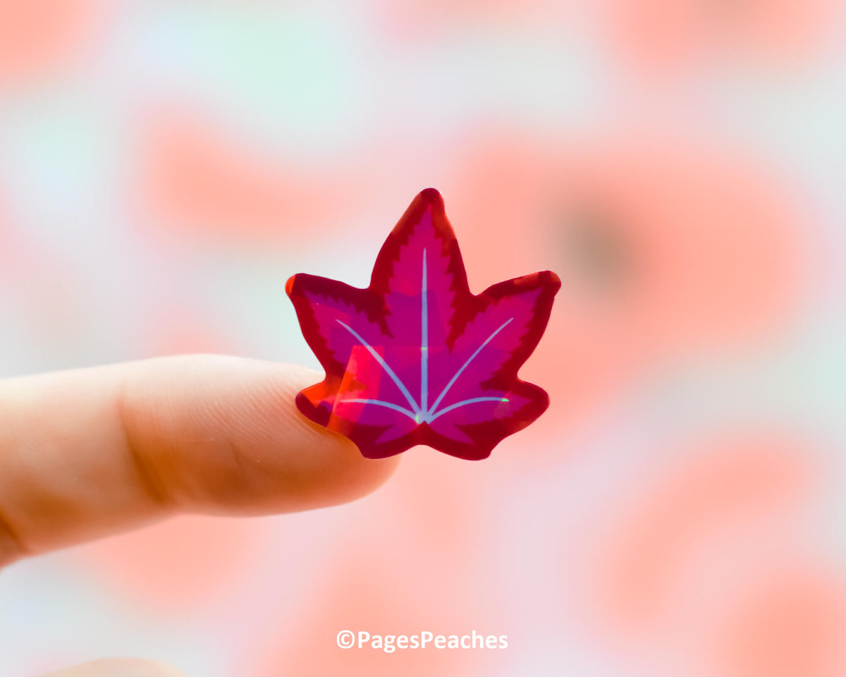 Mini Pink Weed Sticker