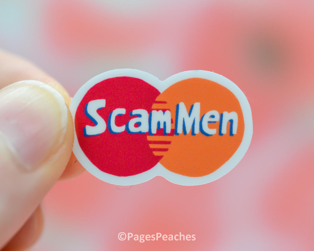 Mini Scam Men Sticker