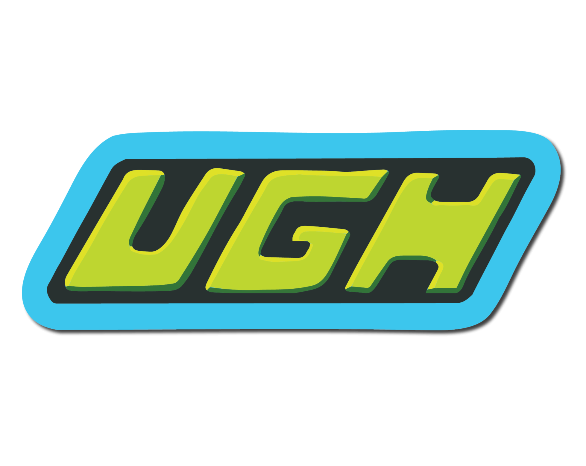 Small Y2K Sticker that Says UGH like Kim Possible