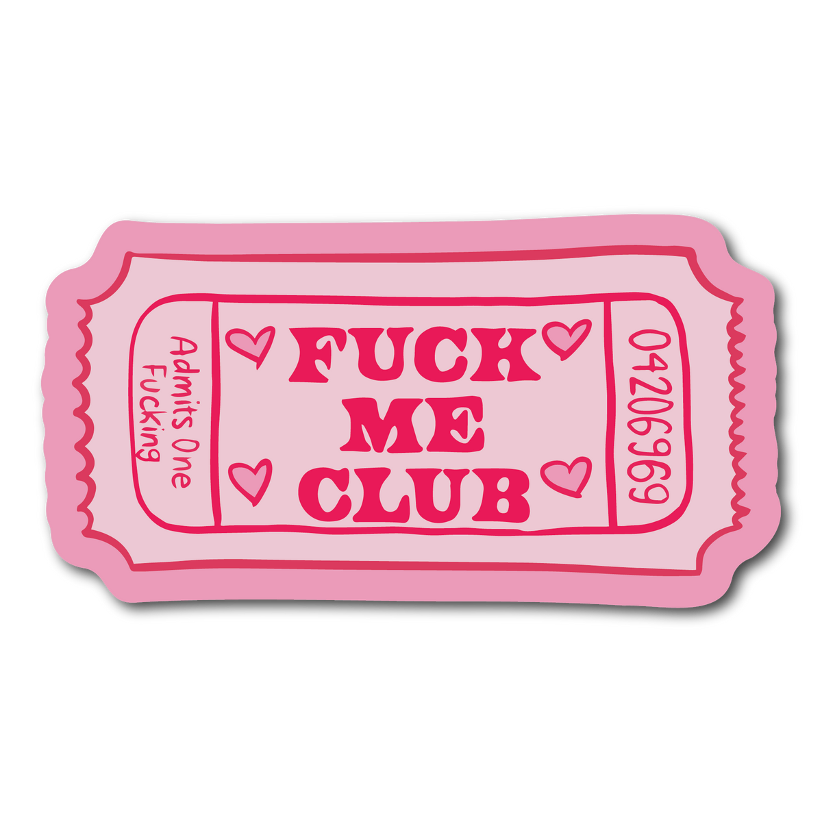 Mini Fuck Me Sticker