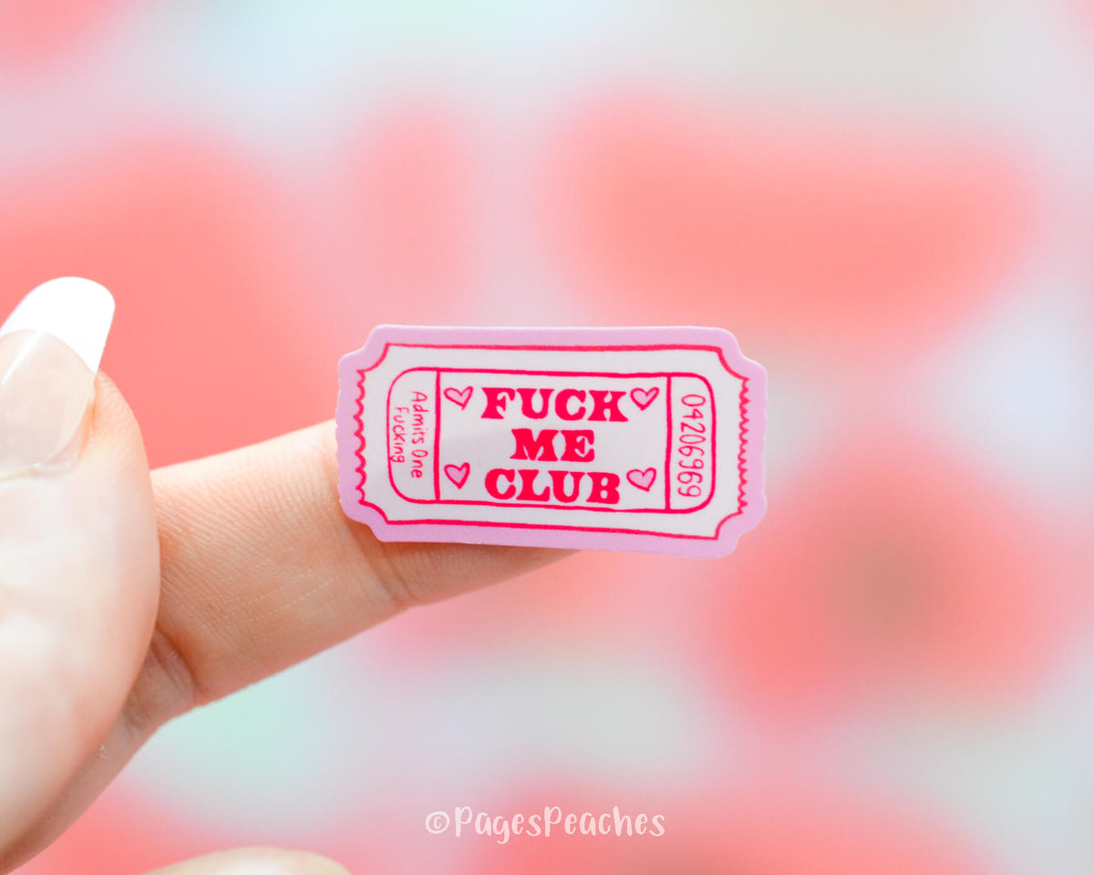 Mini Fuck Me Sticker