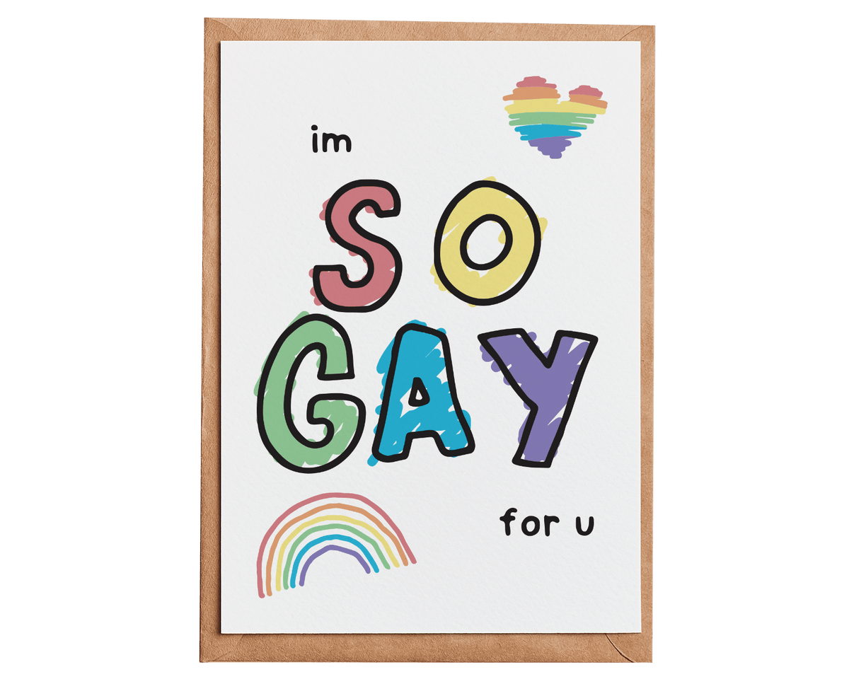 Wholesale So Gay For You Card MOQ 6