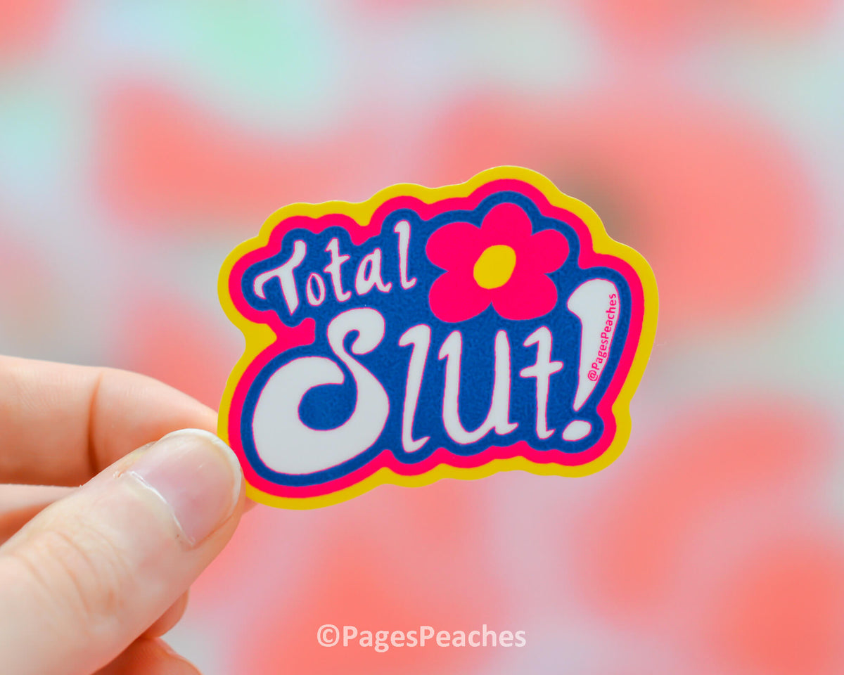 Large Total Slut Sticker