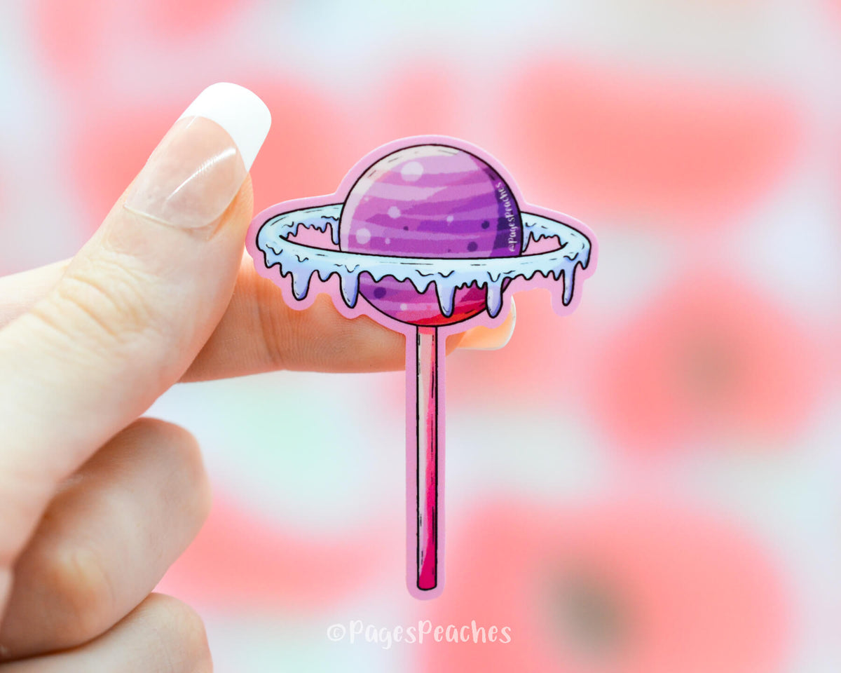 Large Space Lollipop Sticker