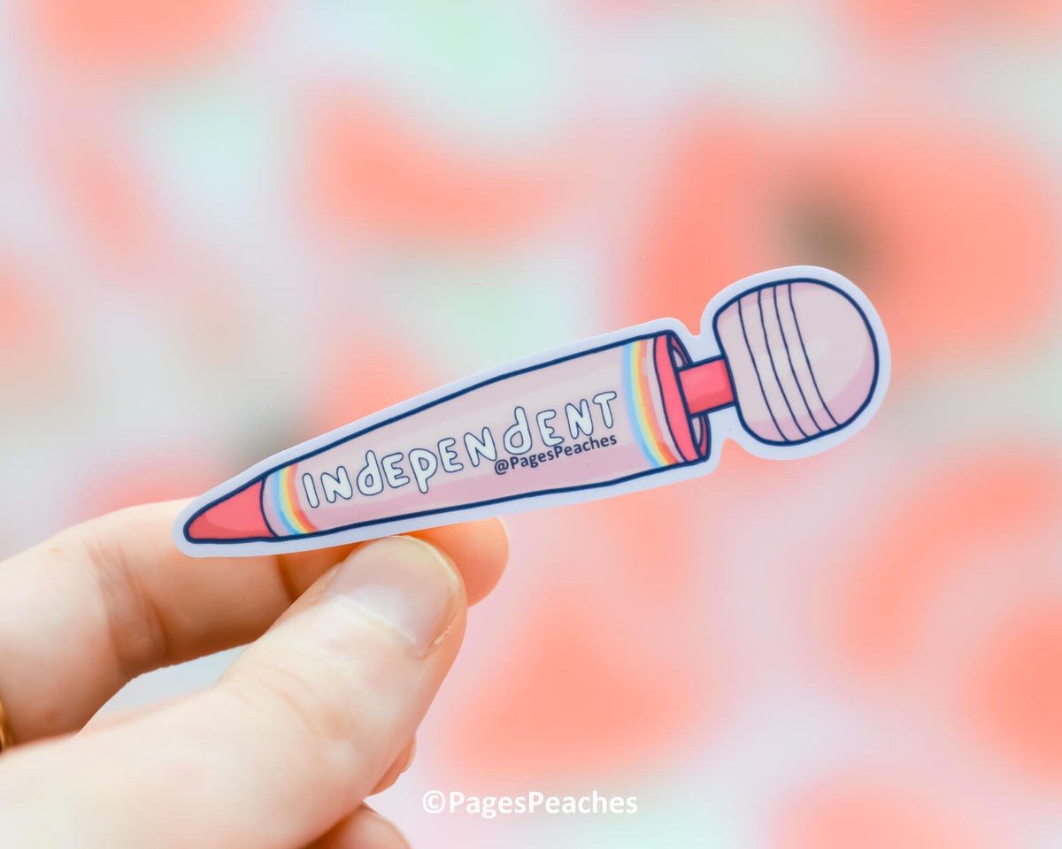 Large Vibrator Sticker