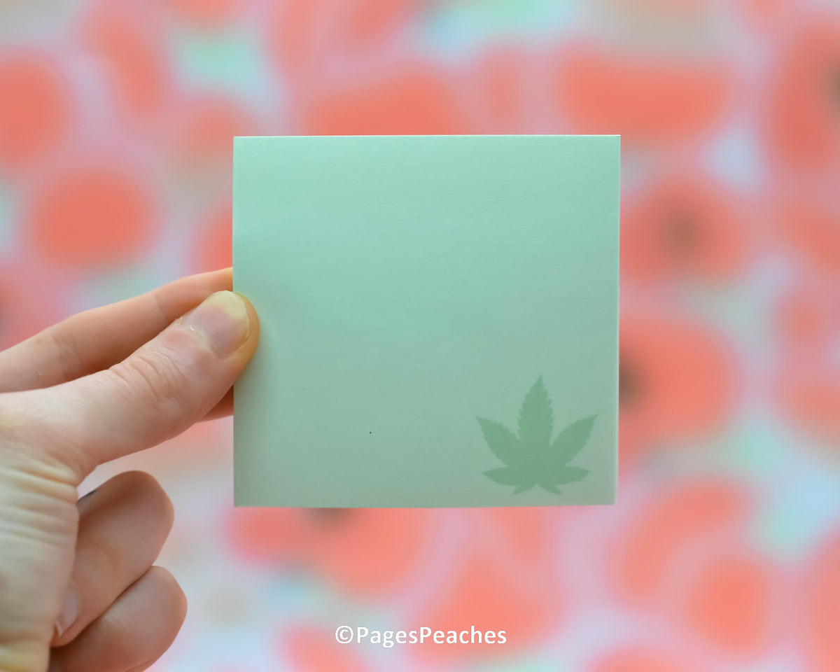 Green Weed Post-it®