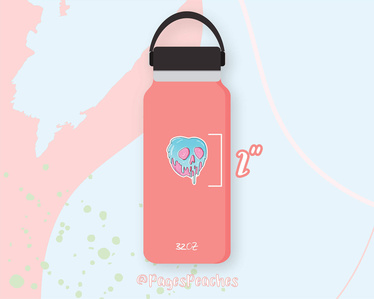 Large Acid Apple Sticker