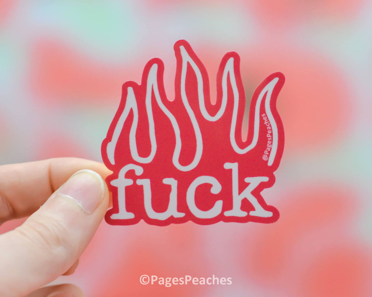 Large Fuck Sticker