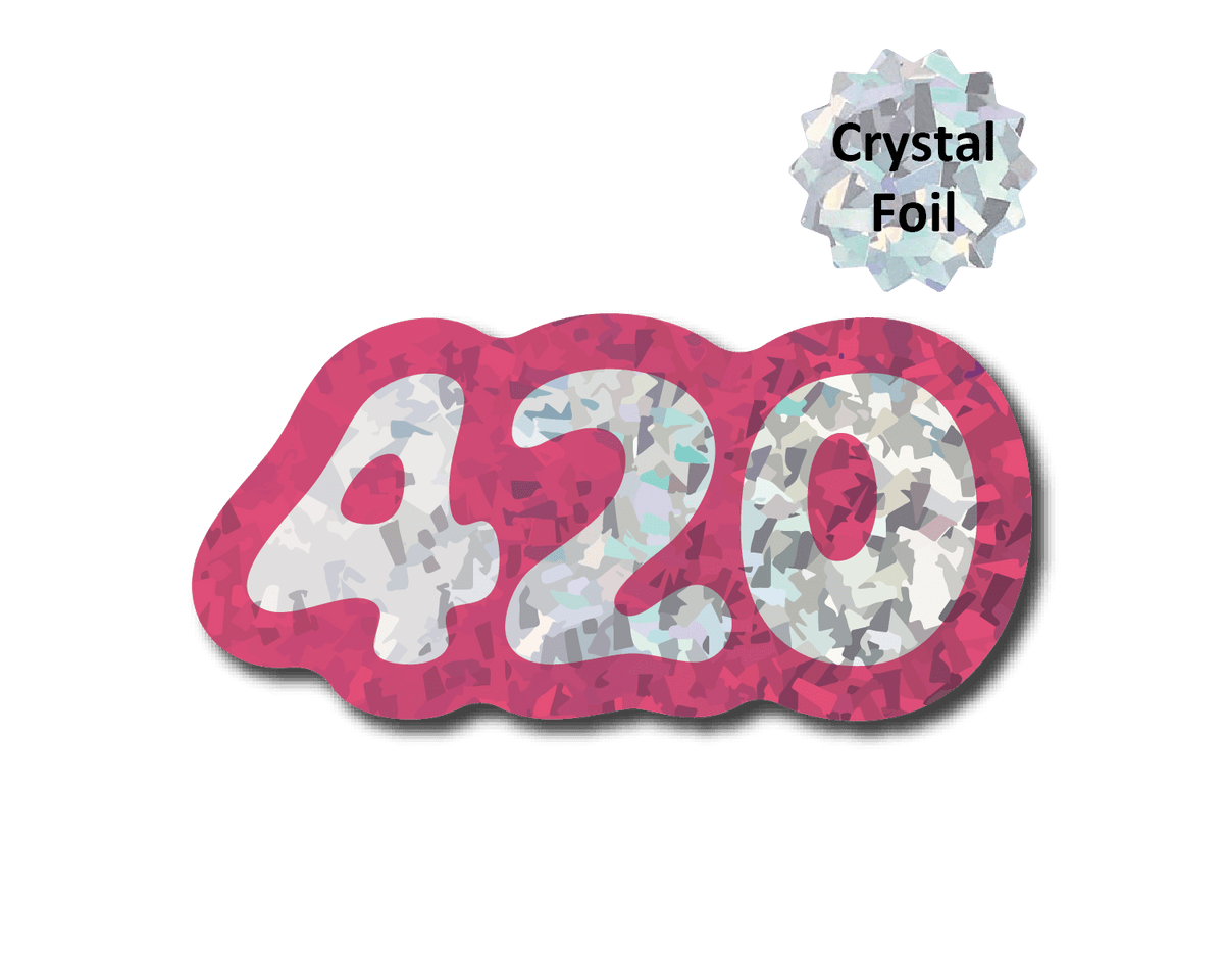 Mini 420 Weed Sticker