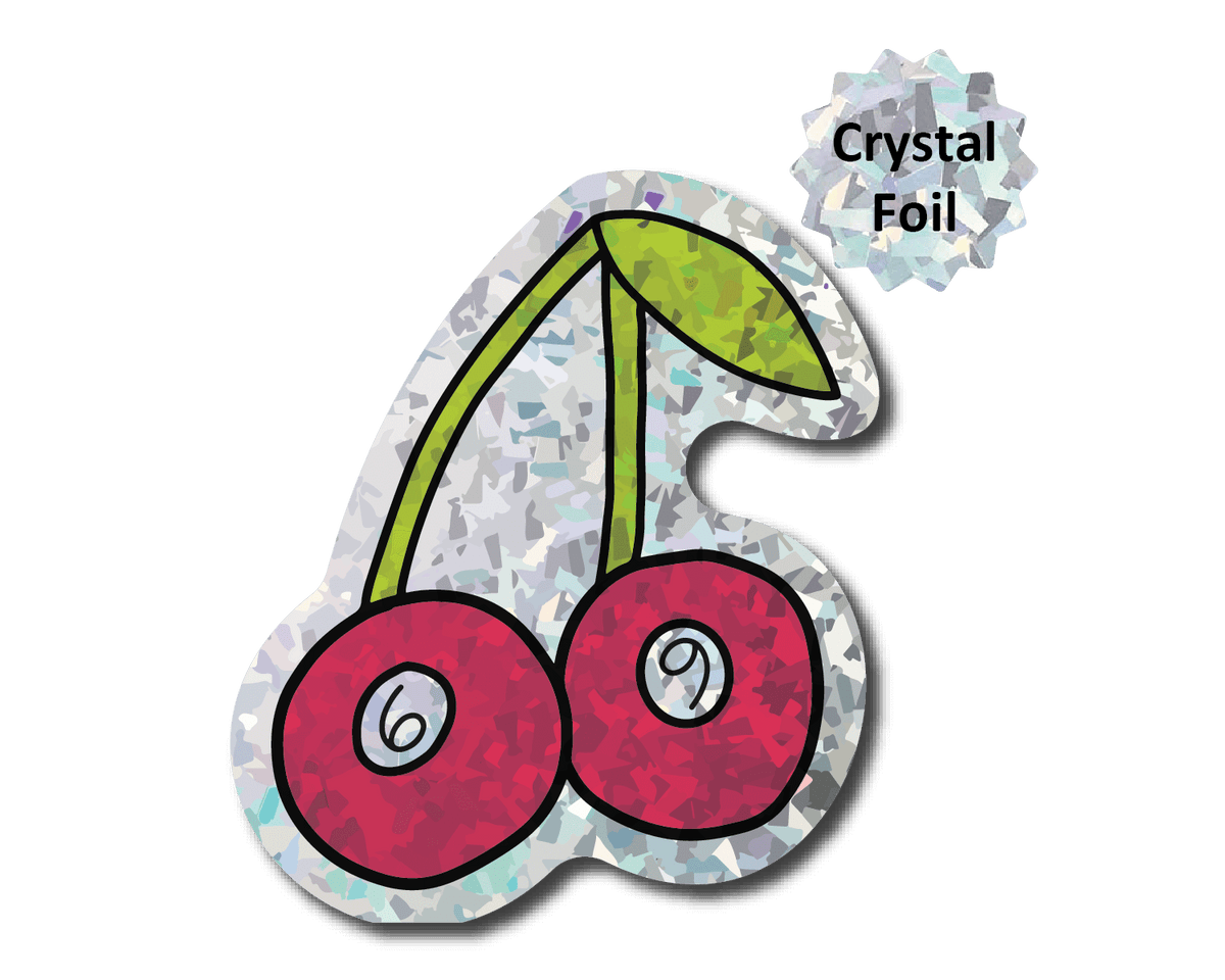 Mini Holo Cherries Sticker