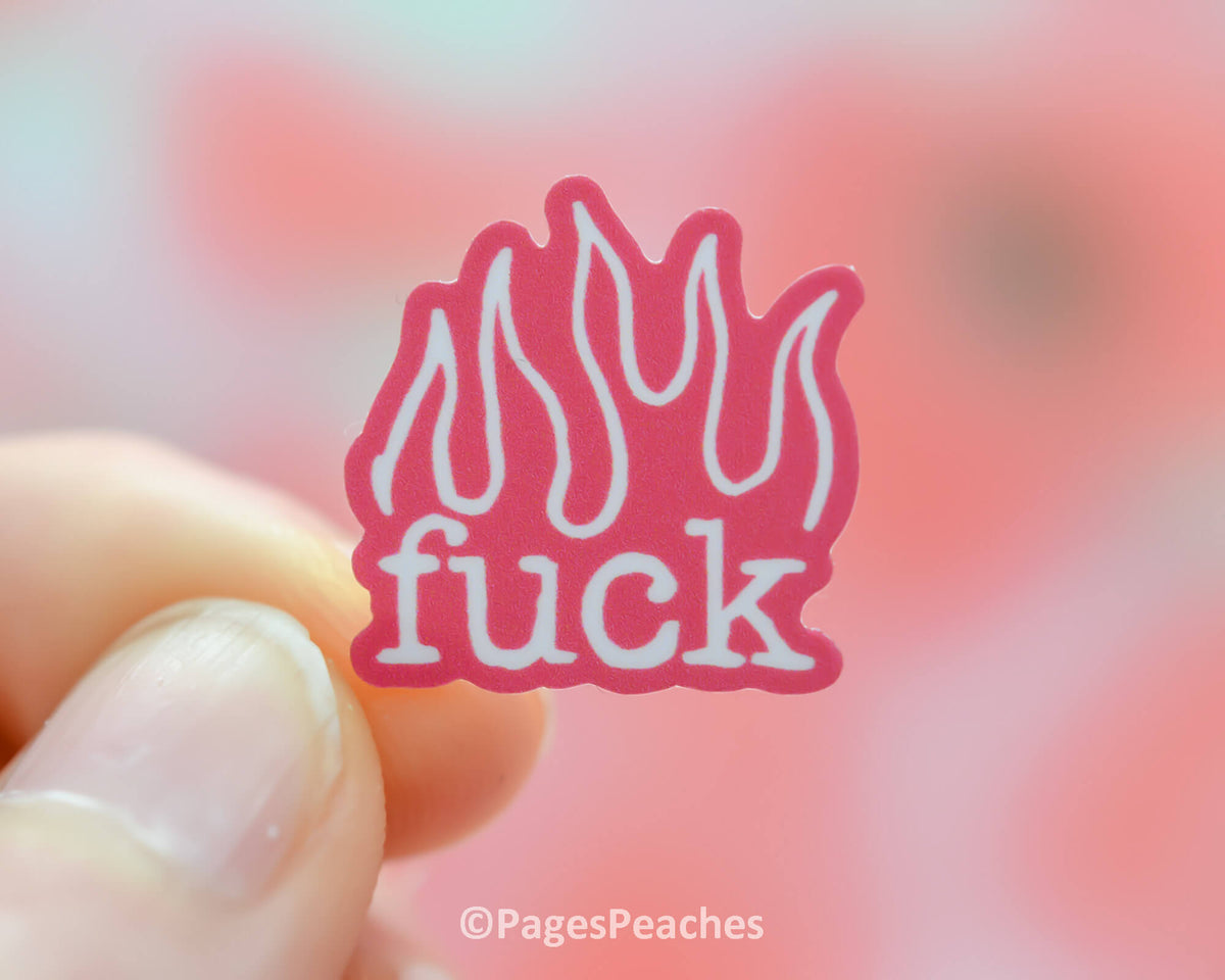 Mini Fuck Sticker
