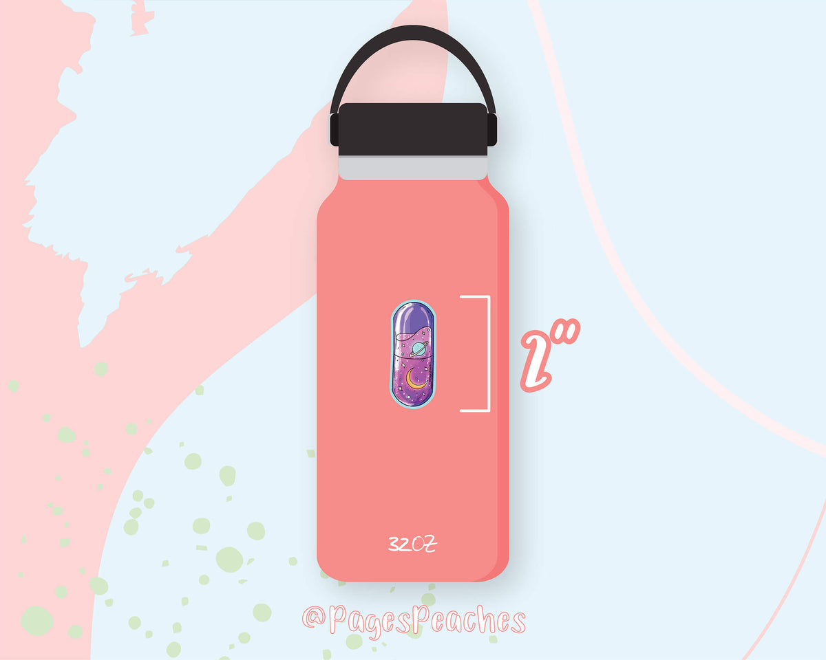 Large Space Pill Sticker